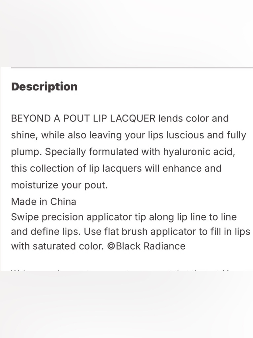Metallic Copper Lip Lacquer - - Picture 5 of 5